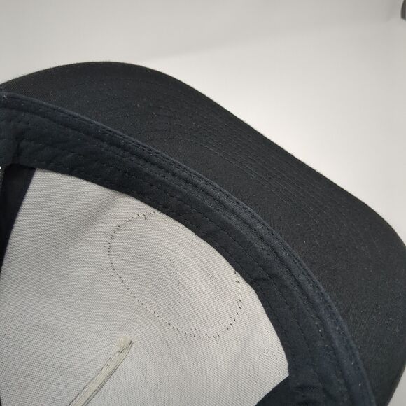 The Anchor Snapback Hat Black OS Adjustable Mesh Back The Classics Yupoong - Picture 8 of 9